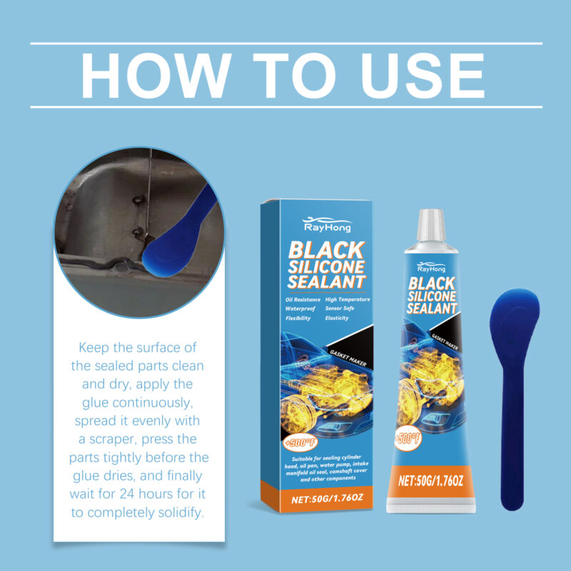Waterproof, Wear-Resistant Engine Gap Sealant – Fast-Acting, Surface-Safe Car Accessory - Image 6