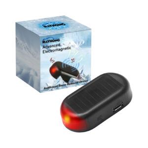 Winter car window anti-ice device for snow prevention on vehicle windows